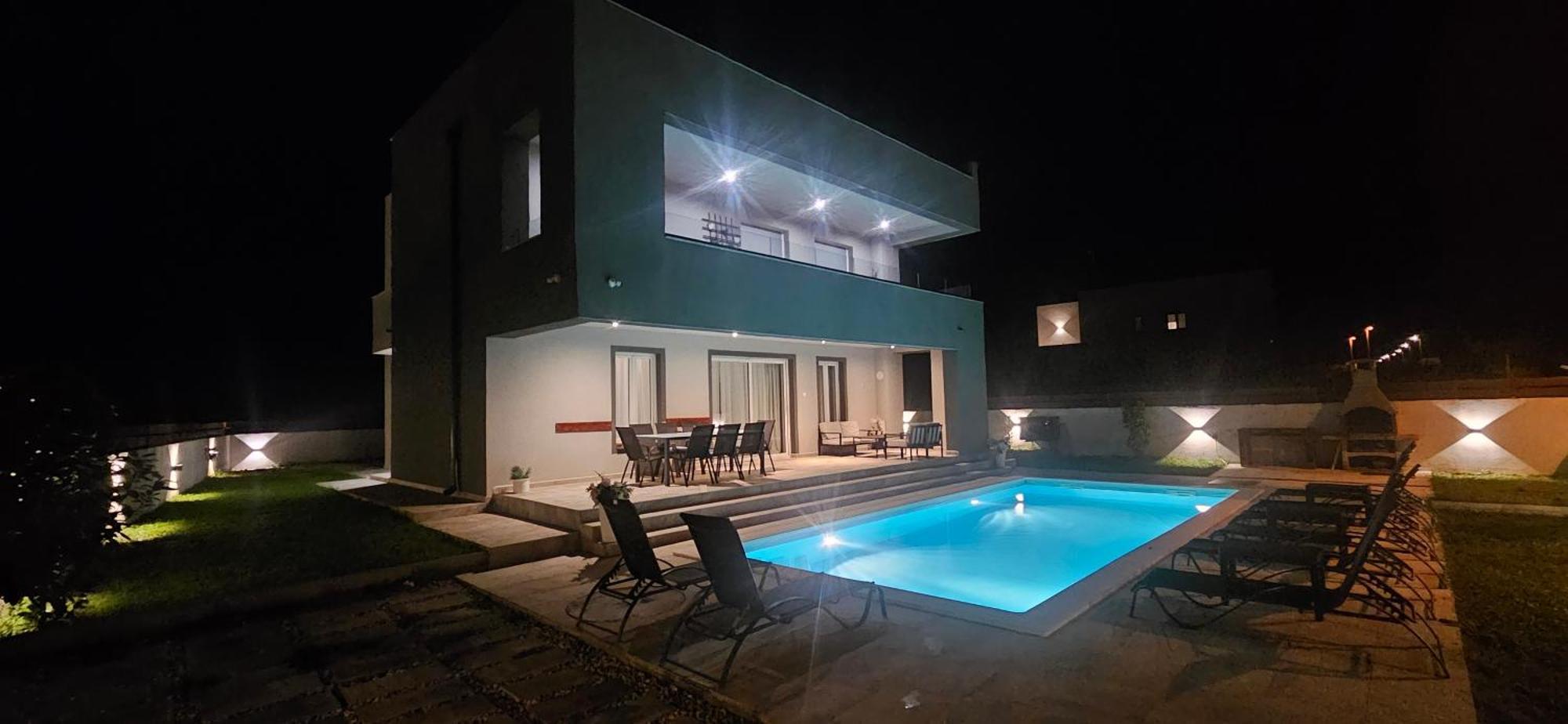 Villa Tia With Heated Pool & Jacuzzi Murvica  Exterior foto